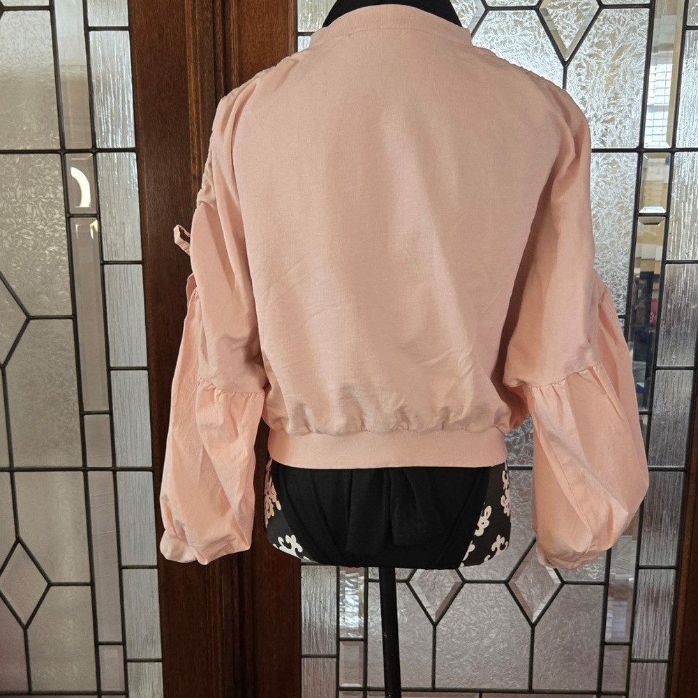 Zara Blush Pink Bomber Jacket